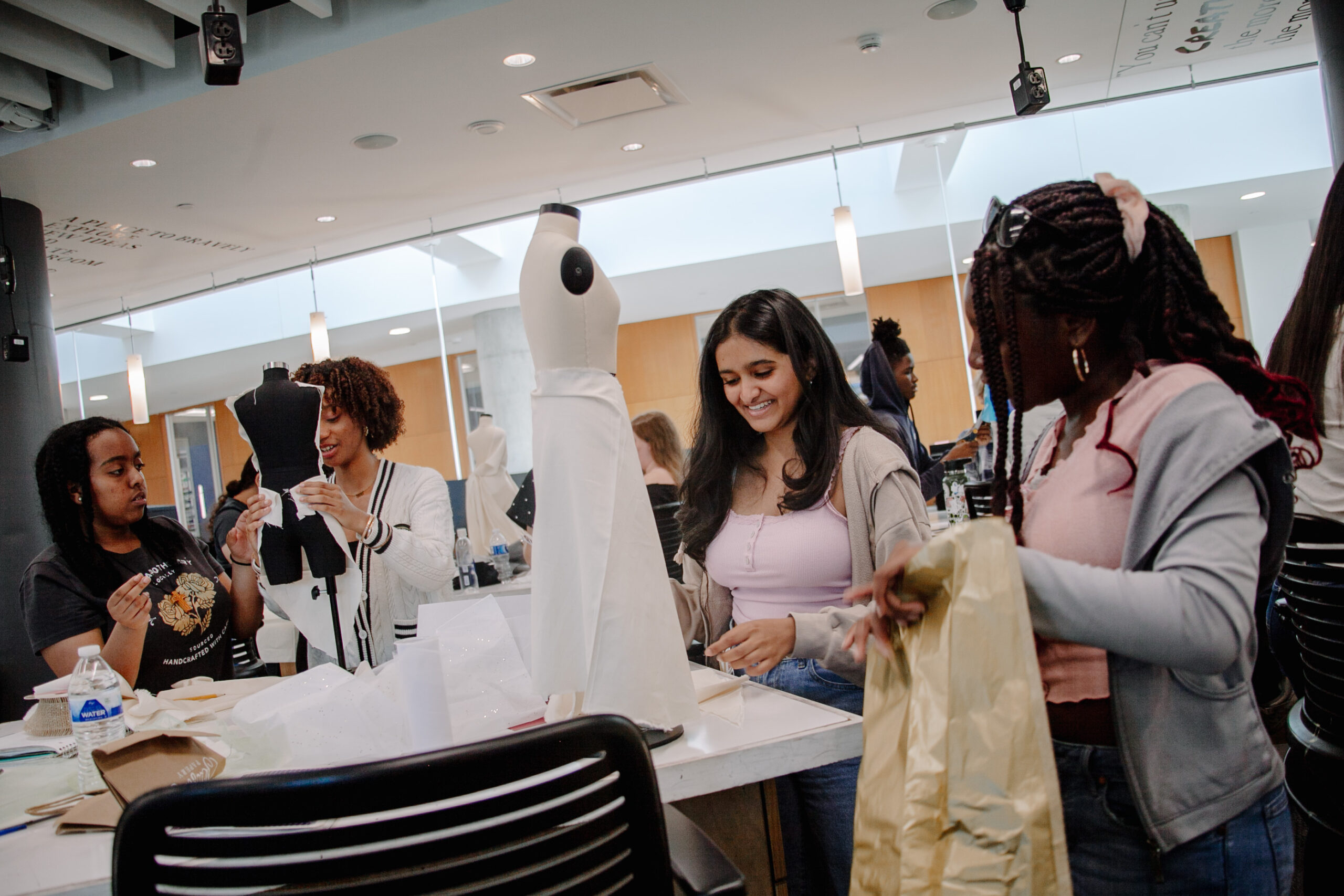 SSMV Students working on their 1/2 Scale Creations