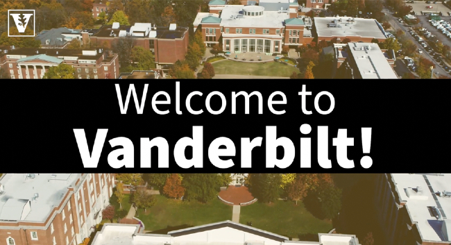 Welcome to Vanderbilt (campus aerial)