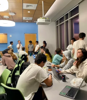 Members of the Vanderbilt Fusion team working at The Wond'ry. (Submitted photo)