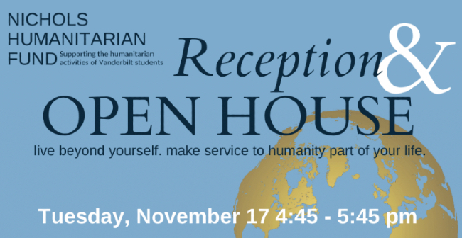 Nichols Humanitarian Fund Reception and Open House