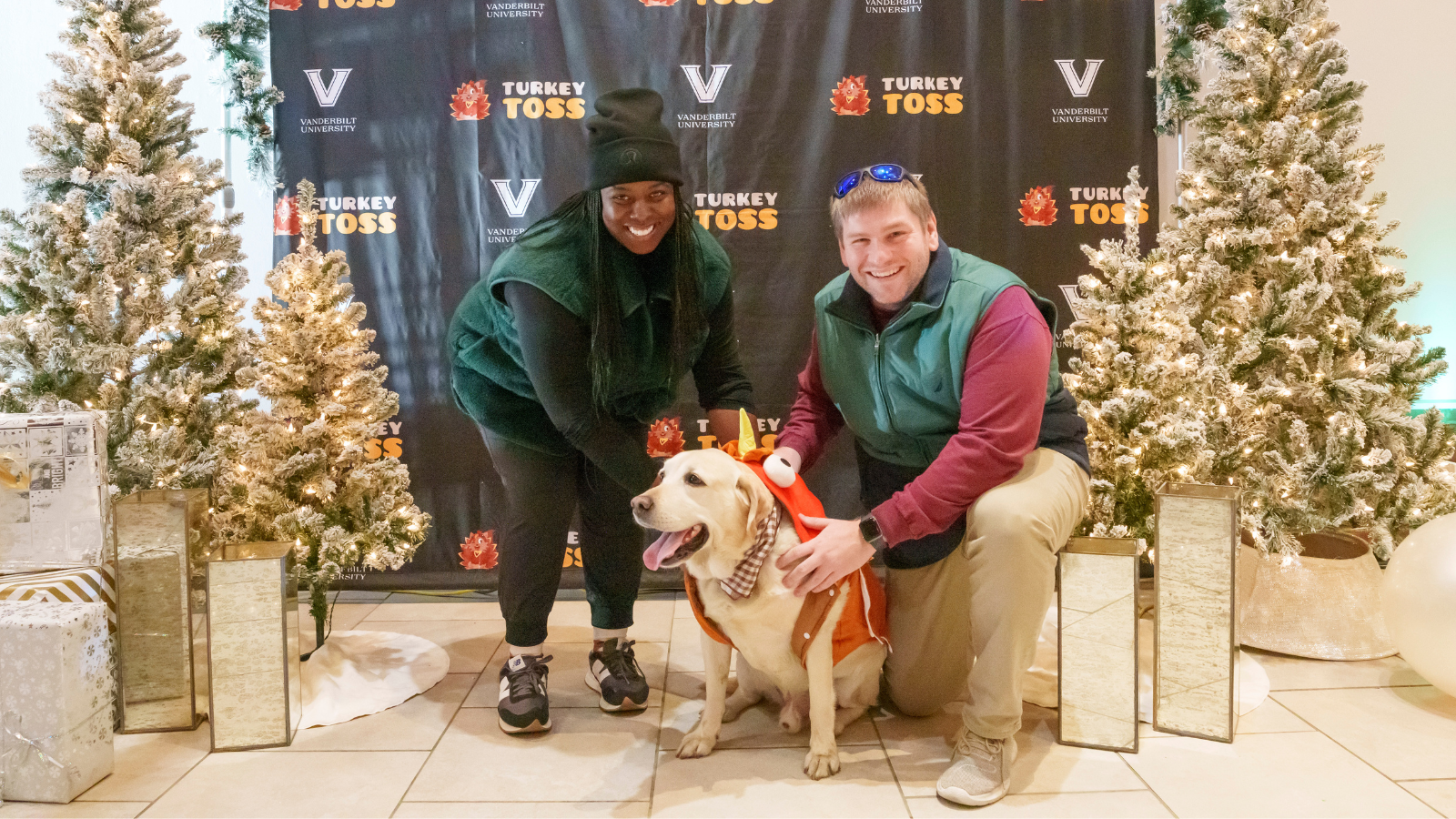 Employees enjoy Turkey Toss 2023.