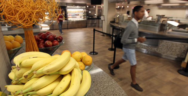 The entrance to Chef James Bistro at Rand Hall. (Steve Green/Vanderbilt)