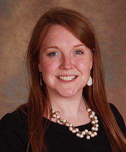 Formal photo of VUSN cancer researcher Bethany Rhoten
