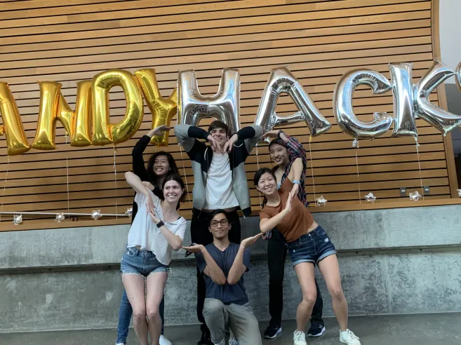 Pu helped organize VandyHacks' Hackathon event. (submitted photo)