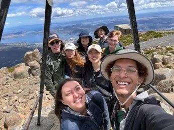 Pu and friends hiking on Mt Wellington in Tasmania. (Submitted photo)