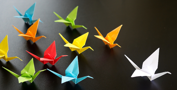 origami birds
