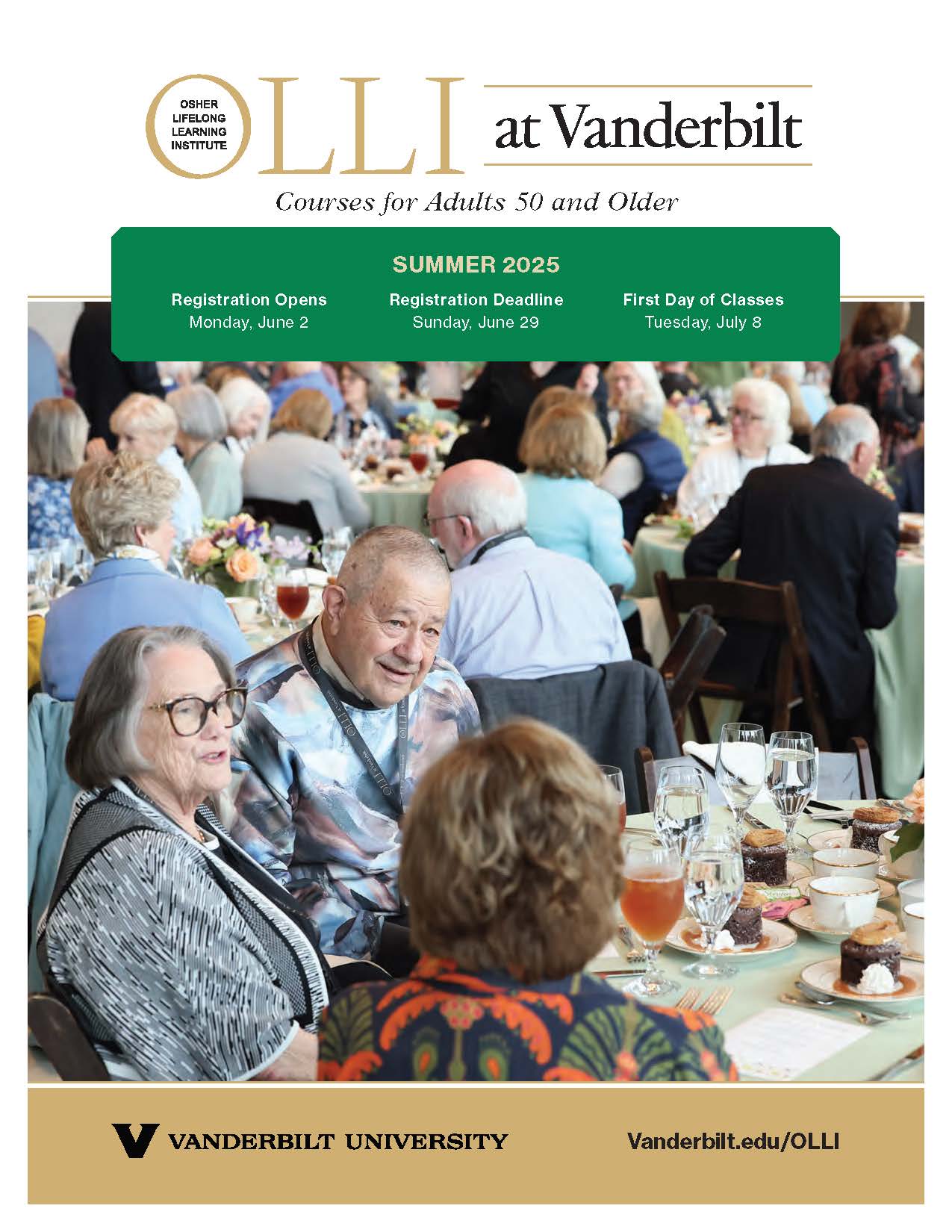 OLLI at Vanderbilt Summer 2025 course catalog cover