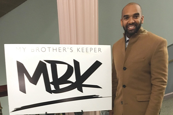 Alumnus Asa Briggs is a volunteer with President Obama's My Brother's Keeper