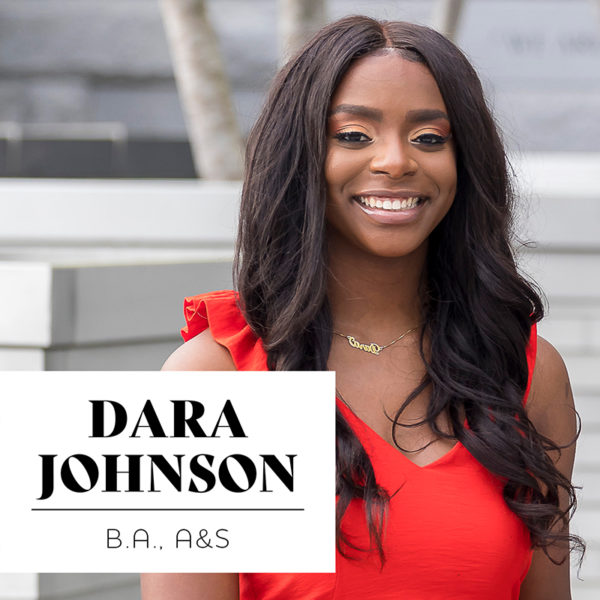 Dara Johnson, BA'20, Arts and Science