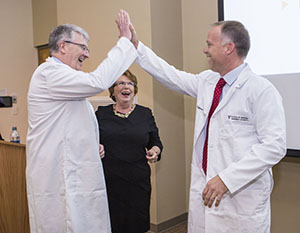 Luke Gregory, Linda Norman, Mitch Edgeworth