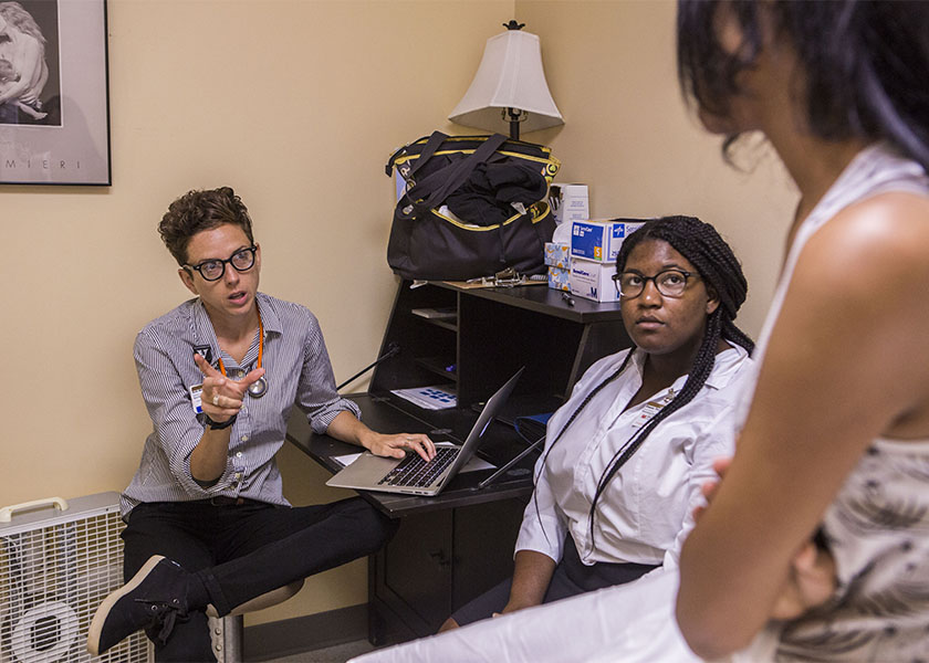 Nicole Mercer, Shauna Potts, Teresa Stewart