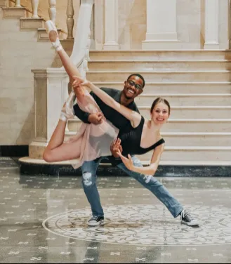 JJ Johnson and Nicole Arsenault from VUPointe Ballet Theatre (Submitted photo)