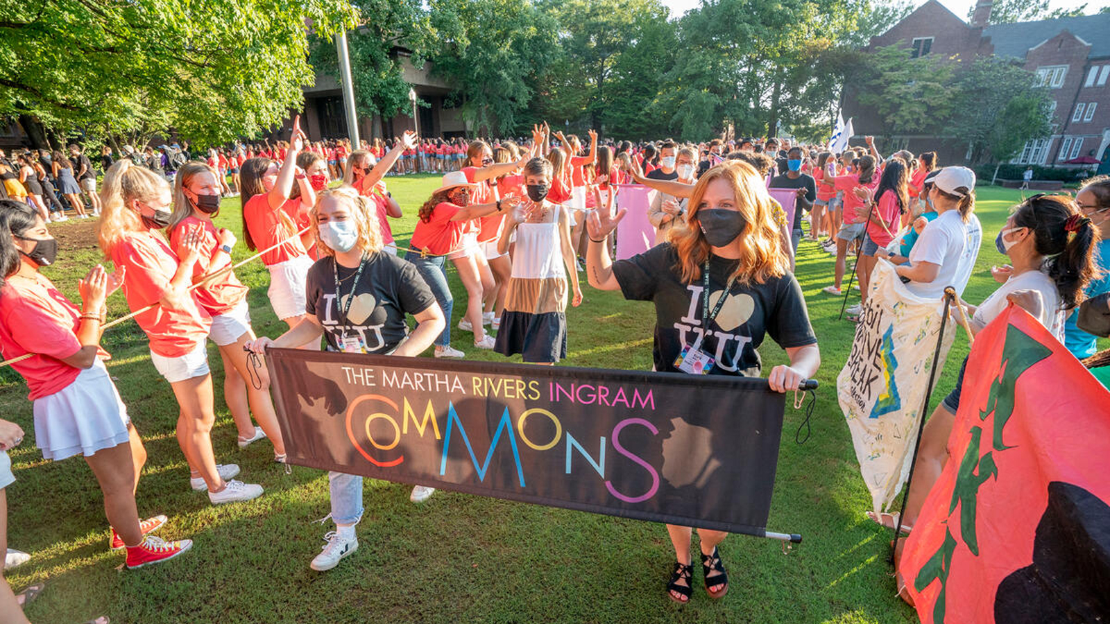 Students at the Ingram Commons