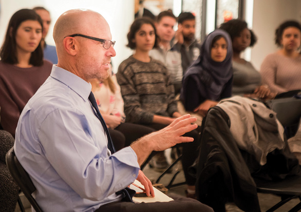 photo of Jonathan Metzl teaching