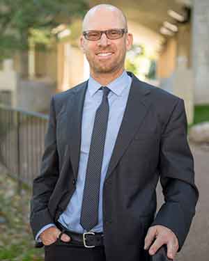Vanderbilt Professor Jonathan Metzl stands outside Calhoun Hall