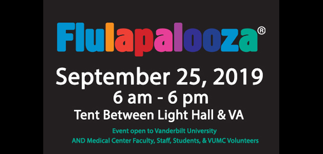 Flulapalooza 2019 is Sept. 25