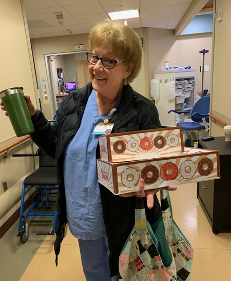 Beth Singleton, RN, is one of many VUMC employees to receive positive feedback.