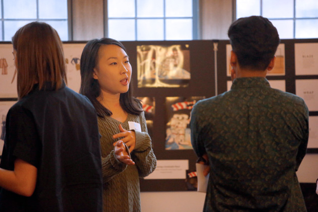 More than 100 faculty, staff and students attended the Celebration of Learning Jan. 29 in Alumni Hall. (Steve Green/Vanderbilt)