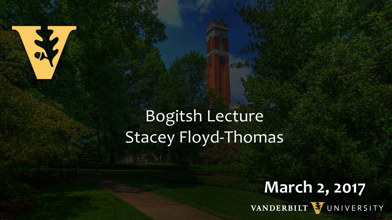 Stacey Floyd-Thomas Lecture