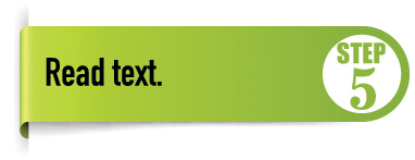 Step 5: Read text.