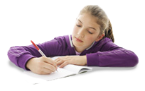 Girl Writing