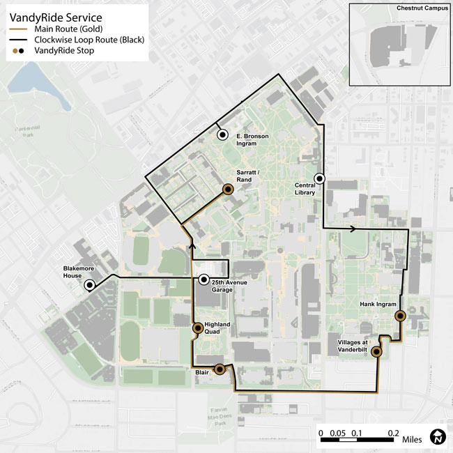 VandyRide routes