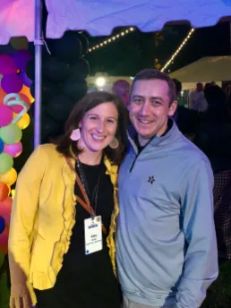 Abby and Jens returned to Vanderbilt in 2018 for reunion weekend.