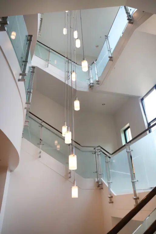 The addition is fully accessible, and is projected to achieve LEED silver certification. The design makes use of natural light, reclaimed stone and salvaged copper and wood. (Anne Rayner/Vanderbilt)