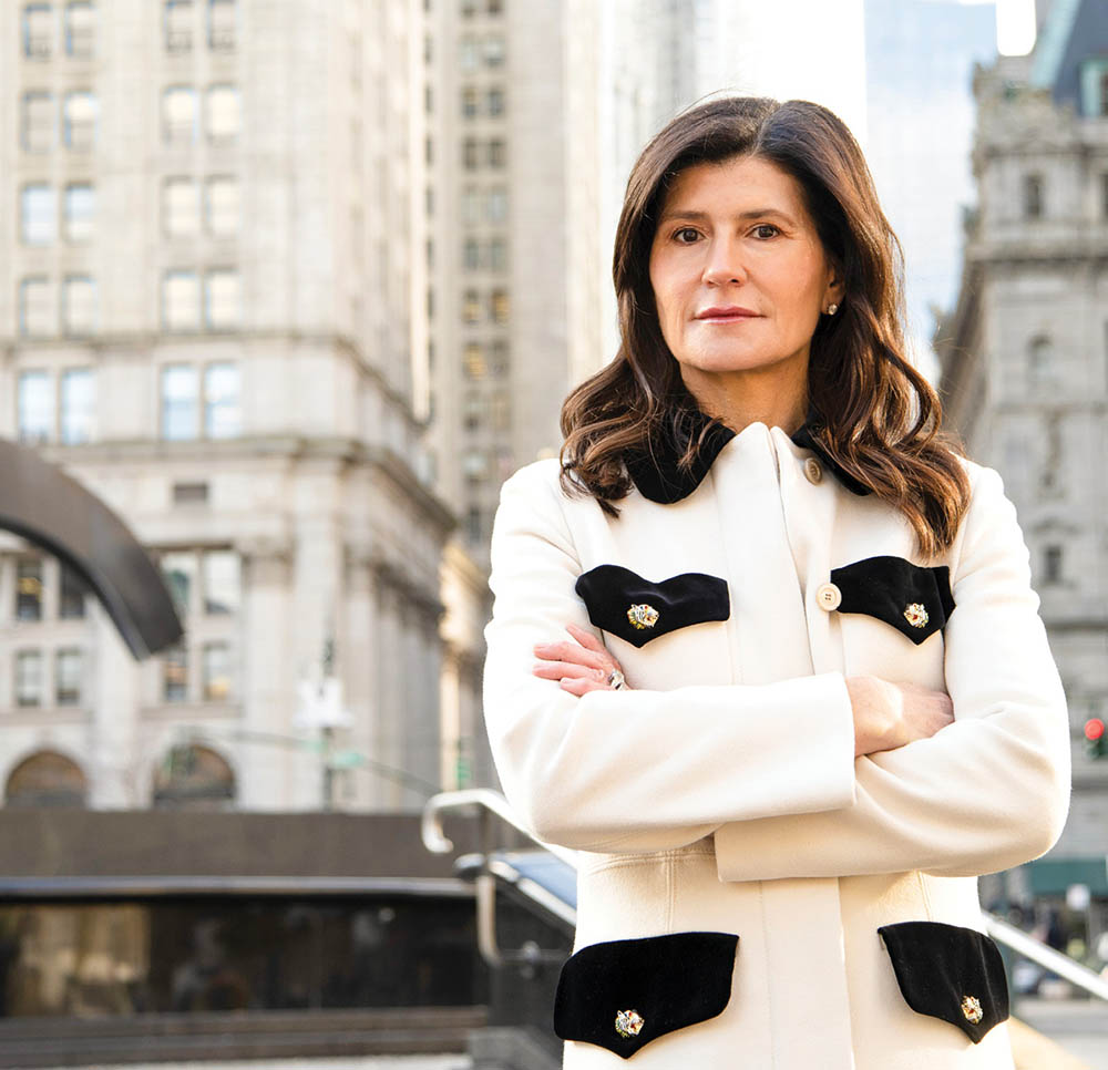 photo of Tiffany Moller standing on a street in Manhattan