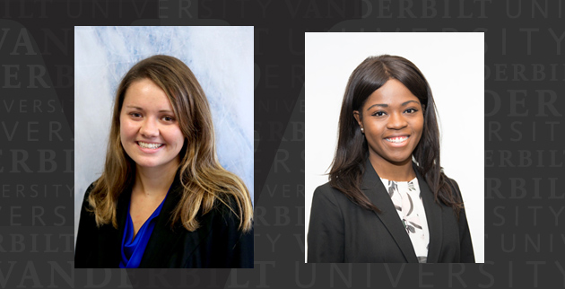 Logan Brown, Marshall Scholar recipient, and Jami Cox, Schwarzman Scholar