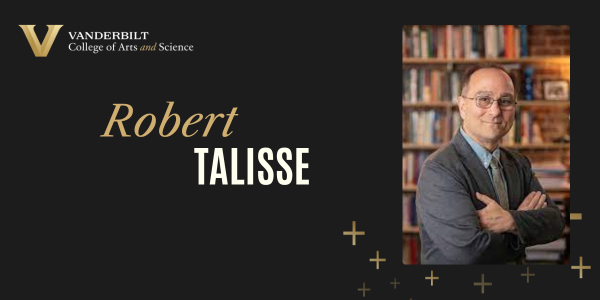 Robert Talisse receives 2023 Open Inquiry Award for Exceptional Scholarship