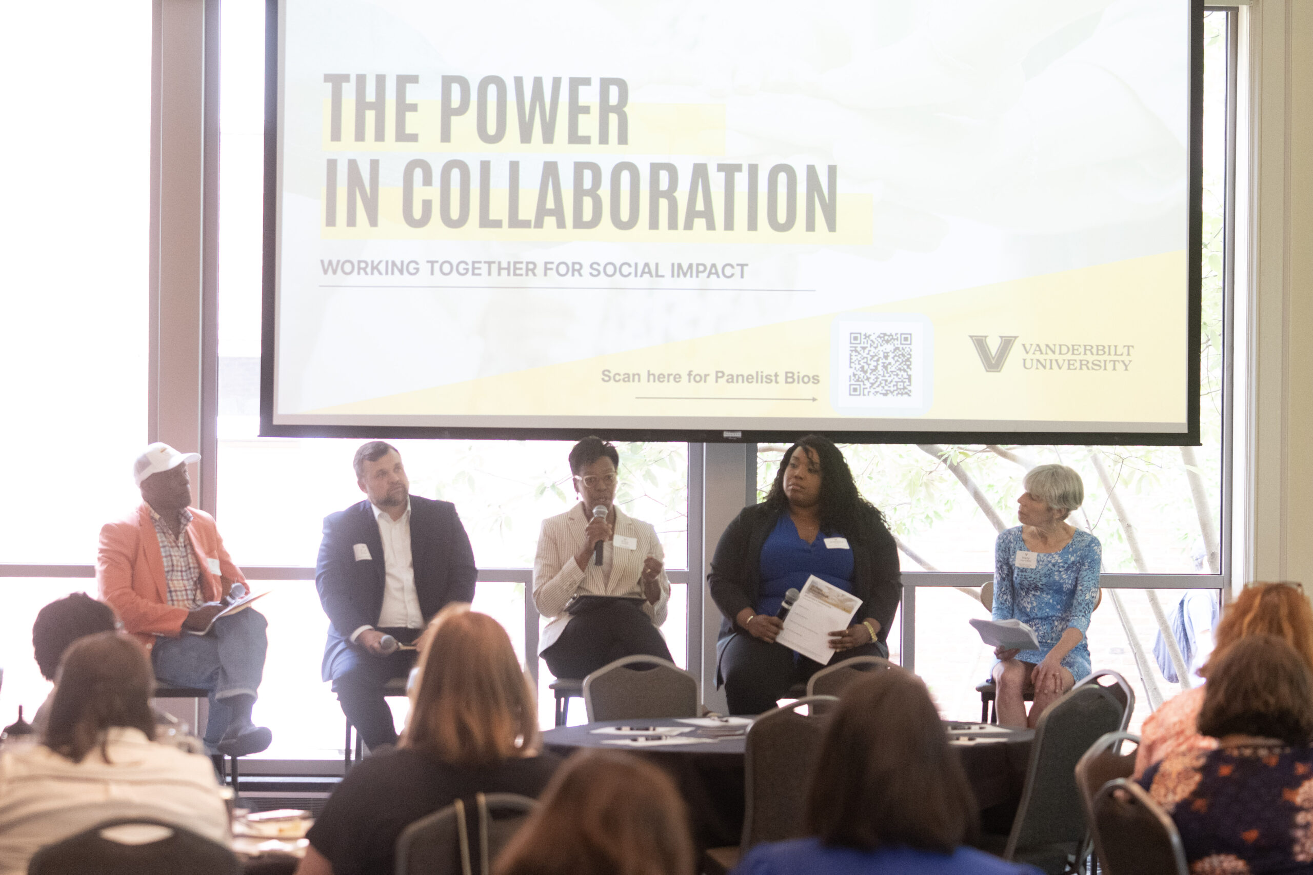 Panel discussion on June 14, 2023 during “The Power in Collaboration: Working Together for Social Impact” (Joe Howell)