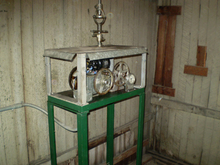 The "heart" of the Kirkland Hall clock. (Paul Young/Vanderbilt)