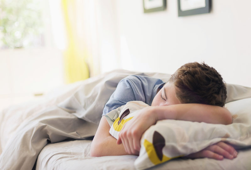 teen sleeping