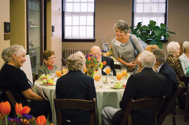 Each year, on the Friday of Reunion/Homecoming Weekend, the Pioneer Luncheon is held.