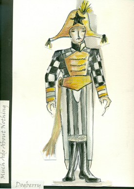 Alexandra Sargent's costume design for the comic character Dogberry.