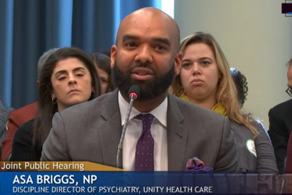 ASA Briggs, NP testifies at joint public hearing in D.C.