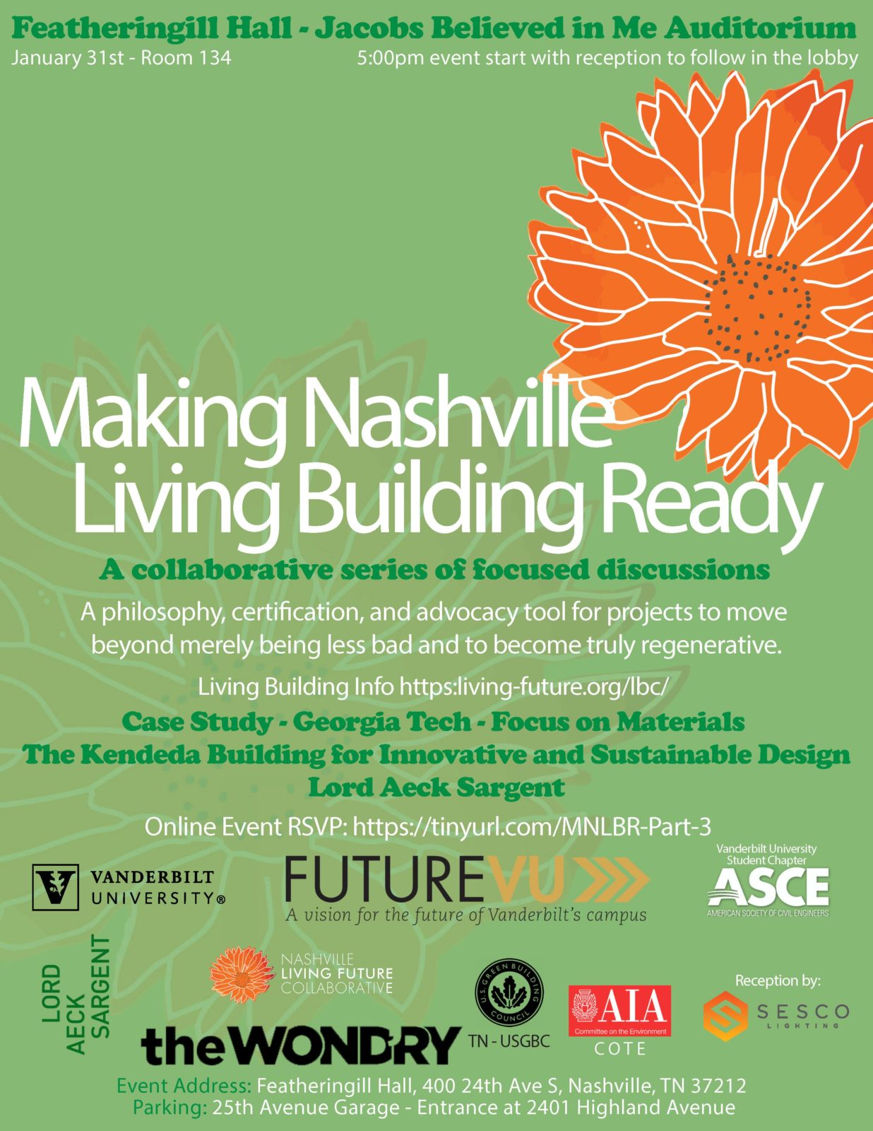 Living Building Lecture, Jan. 31