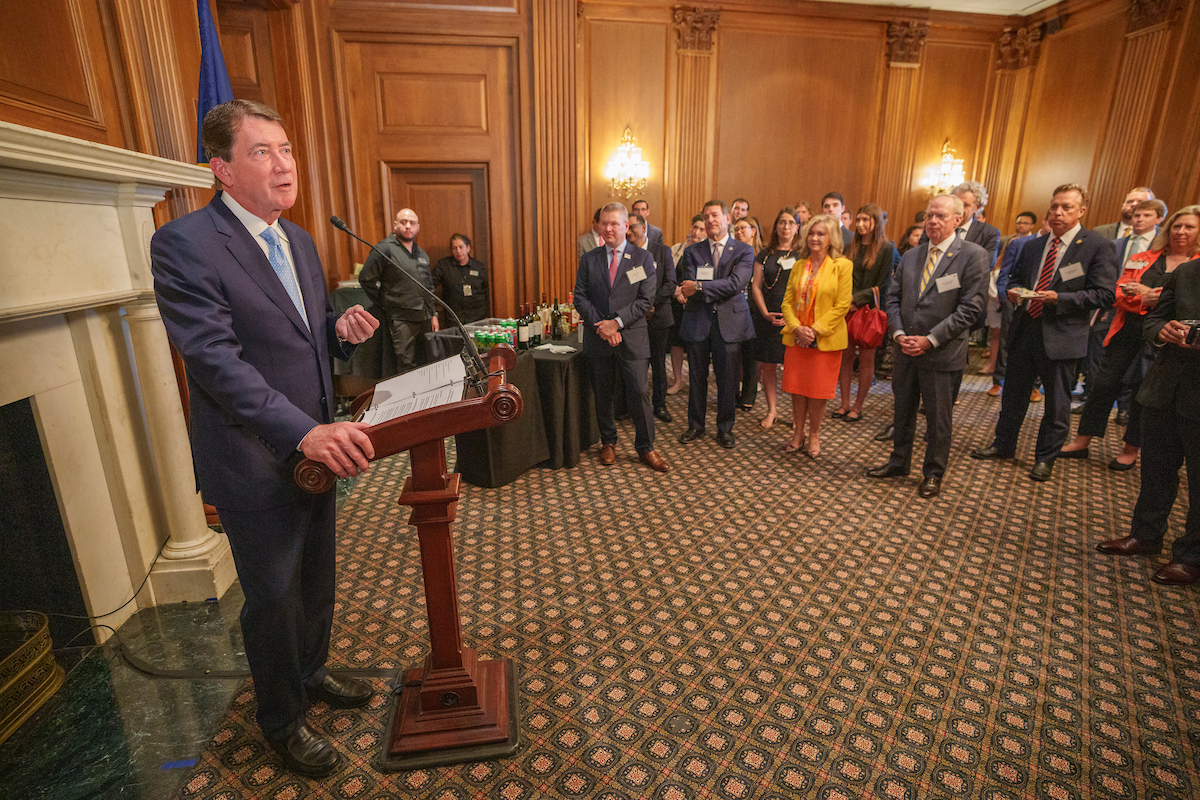 Senator Bill Hagerty delivers remarks at Vanderbilt's reception in DC