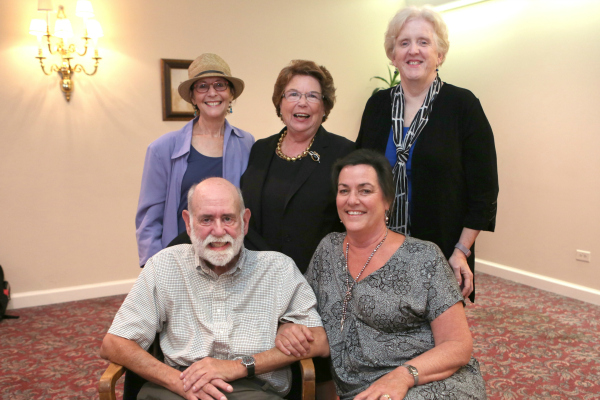 Clockwise from top left: Clare Sullivan, Linda Norman, Bonnie Pilon, Marty Conrad, Ken Wallston