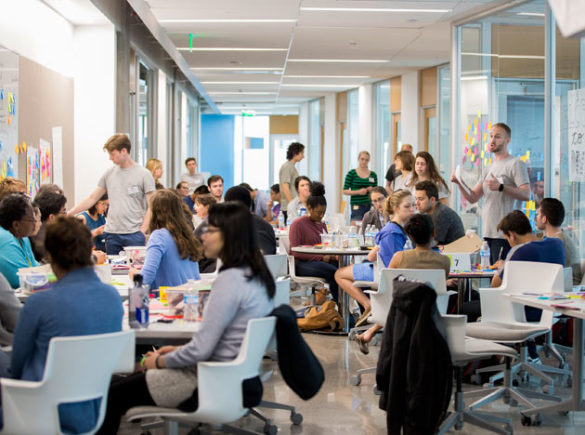 The inaugural DIVE Boot Camp brought undergraduate and graduate students, staff members and faculty to the Wond'ry March 25. (Susan Urmy/Vanderbilt)