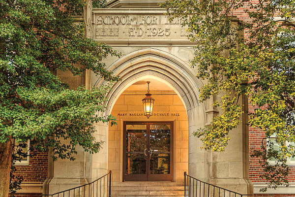Godchaux Hall entry