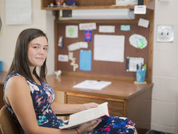 new Opportunity Vanderbilt story - Jackie Machesky is a scholarship recipient and we want to capture a picture of her with her scholarship award letter, photos by: Susan Urmy