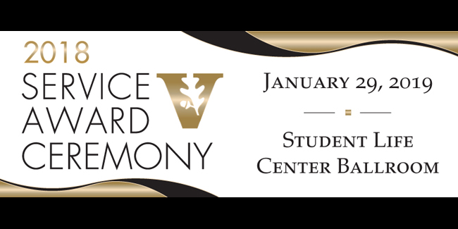 2018 Service Award Ceremony logo