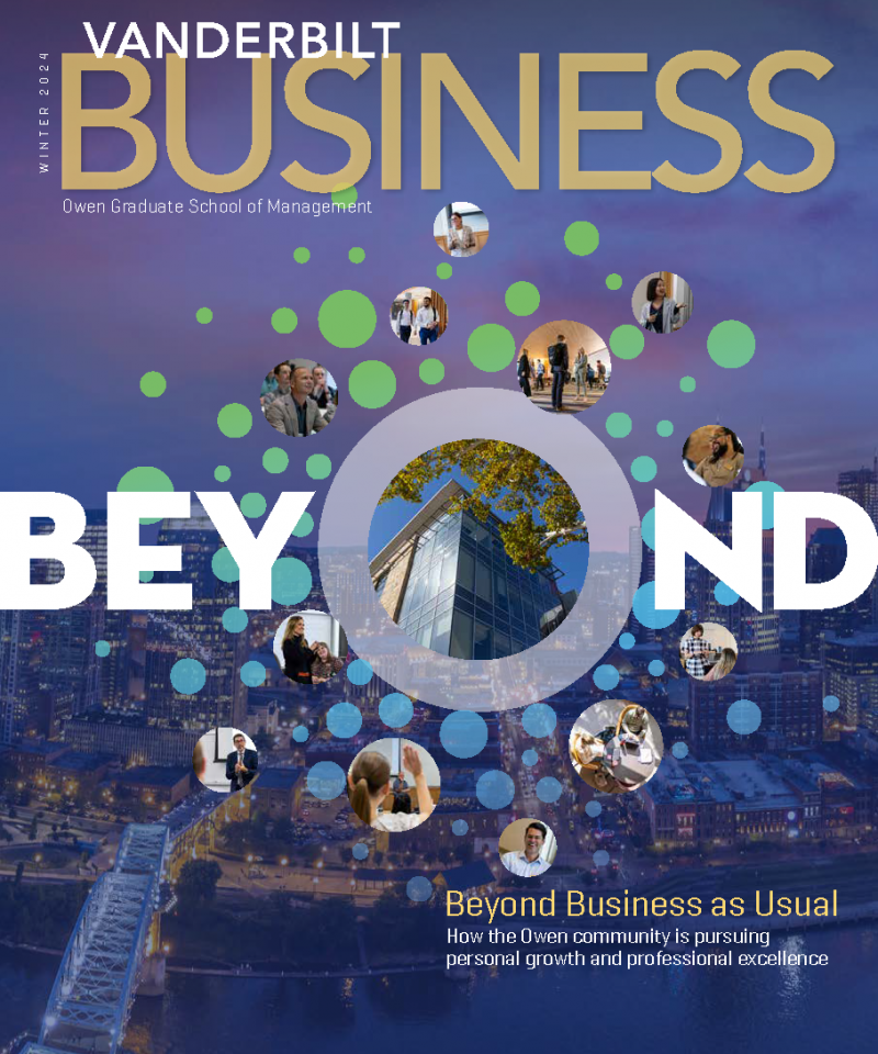 Cover Image of Vanderbilt Business Winter 2024