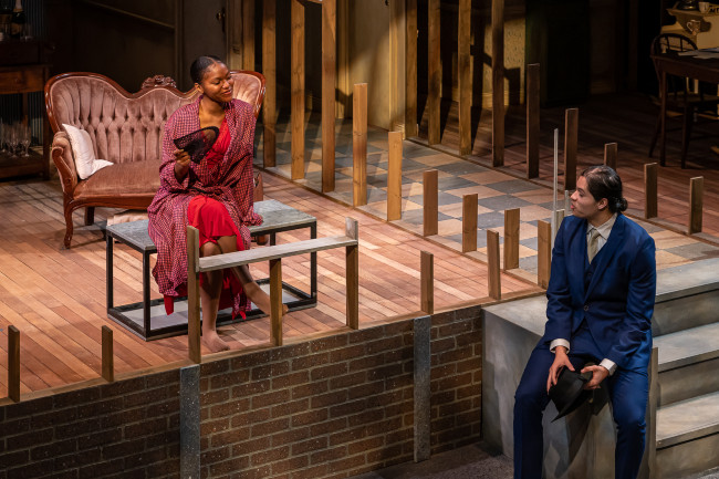 photo of Destinee Monét Johnson as Angel and Christian Rodriguez Rosales as Leland