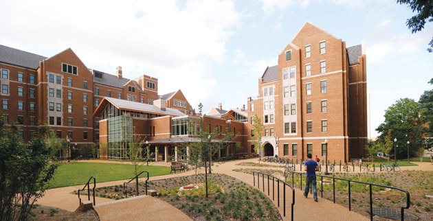 1. Warren and Moore provide the ambiance of a small-college community for sophomores, juniors and seniors who span a variety of majors.