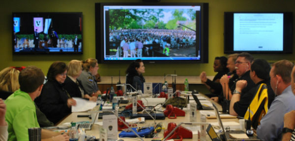 Vanderbilt University Public Safety's state-of-the-art communications center. (Vanderbilt University)