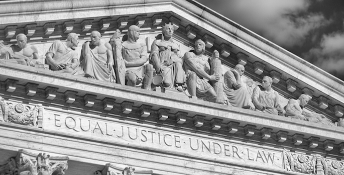 Close-up in black and white of the message 