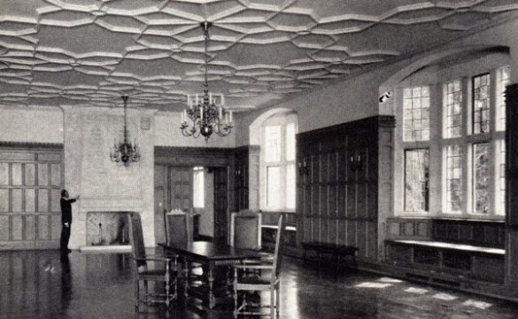 Alumni Hall's historic Memorial Room.